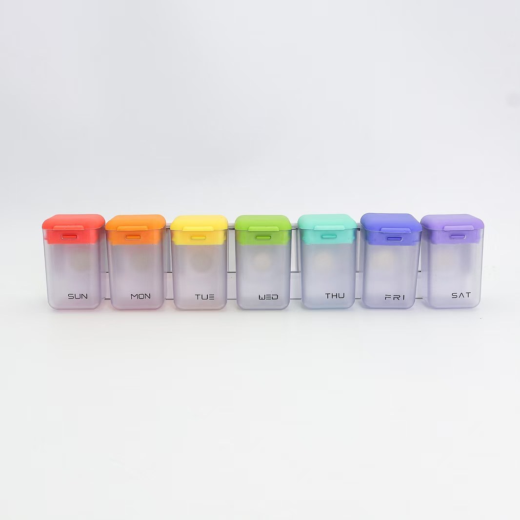 Magnetische Pillendose pro Woche