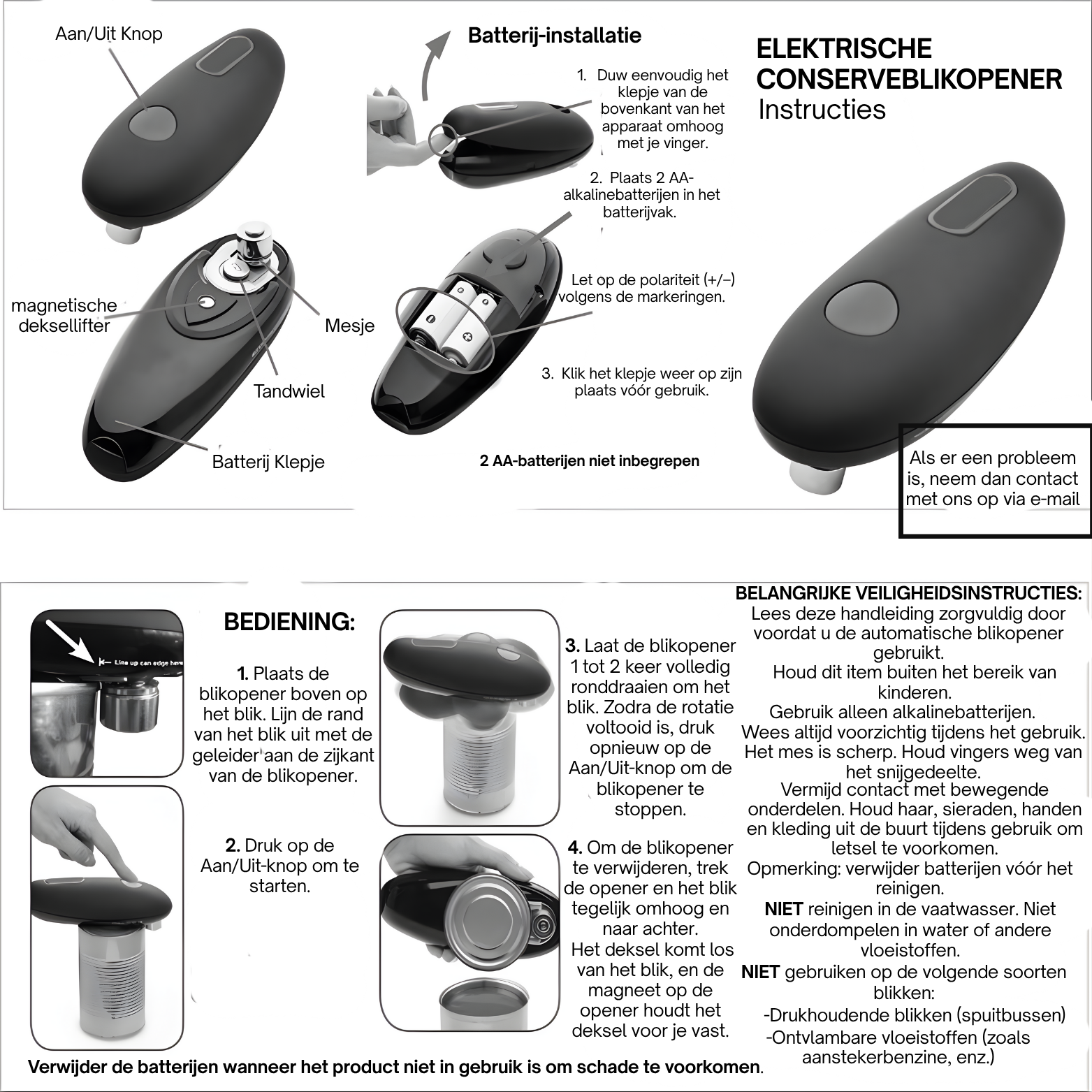 Elektrischer Dosenöffner